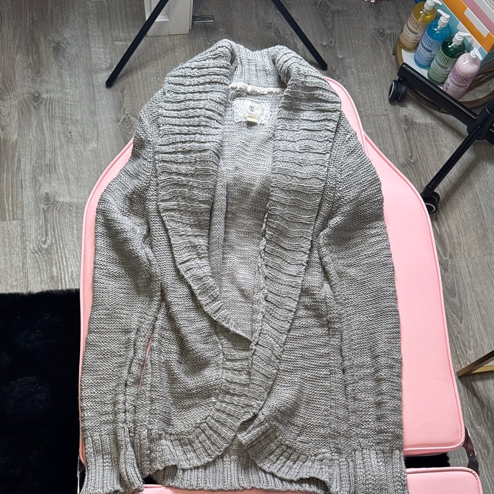 Element Women's Gray Cardigan Sweater